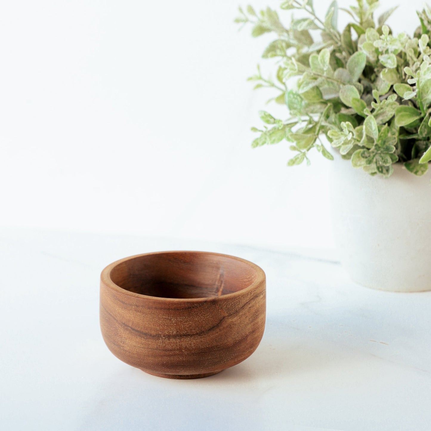 3.5" SMALL WOOD BOWL