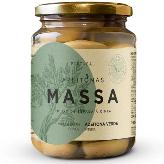 Massa Azeitona Verde Inteira 400g