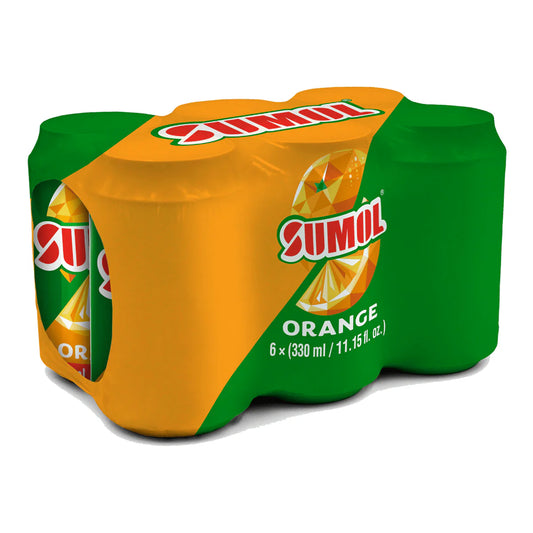 Sumol Orange Cans 6Pk 330ML